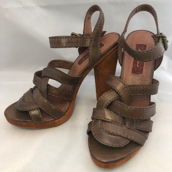 *NEW* 7 For All Mankind Platform Sandals - Picture 6 of 7